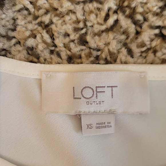 LOFT White Top Soze XS - Picture 4 of 6